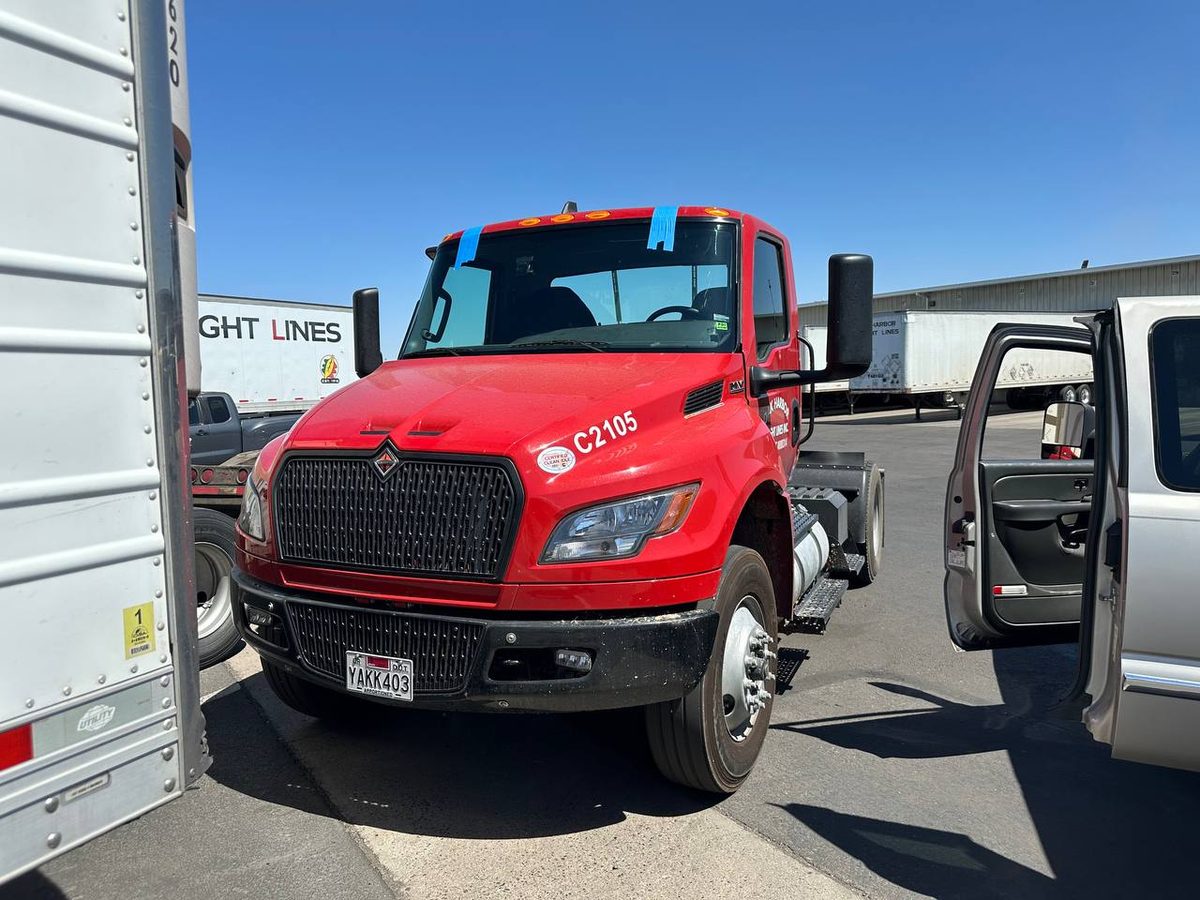 Commercial truck windshield replacement by Accent Auto Glass