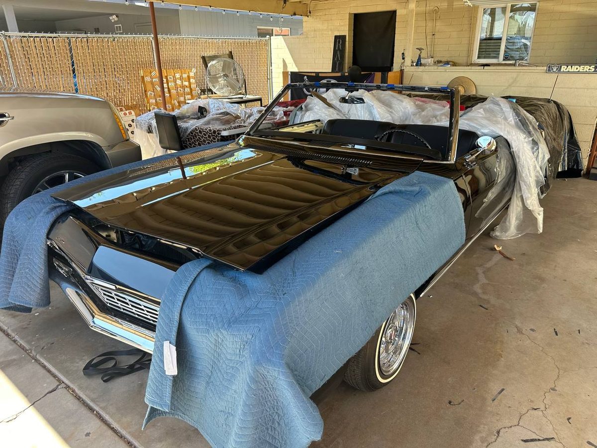 Classic vehicle auto glass work in the Accent Auto Glass shop